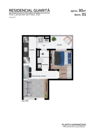 Imagem Apartamento com 1 Quarto à Venda, 35 m² em Itaquera - São Paulo