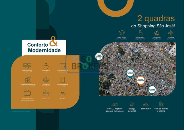 Imagem Apartamento com 2 Quartos à Venda, em Centro - São José Dos Pinhais Imagem Apartamento com 2 Quartos à Venda, em Centro - São José Dos Pinhais