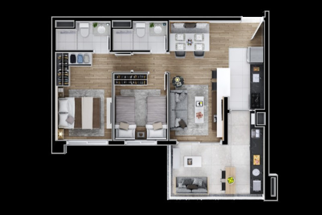 Imagem Imóvel com 2 Quartos à Venda, 64 m² em Paraíso - São Paulo Imagem Imóvel com 2 Quartos à Venda, 64 m² em Paraíso - São Paulo