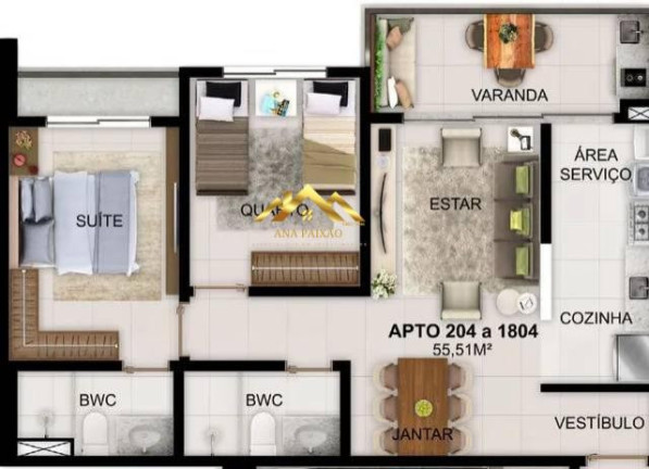 Imagem Apartamento com 2 Quartos à Venda, 55 m² em Várzea - Recife Imagem Apartamento com 2 Quartos à Venda, 55 m² em Várzea - Recife