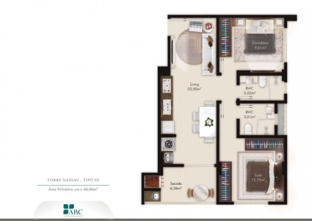 Imagem Apartamento com 2 Quartos à Venda, 120 m² em Morretes - Itapema