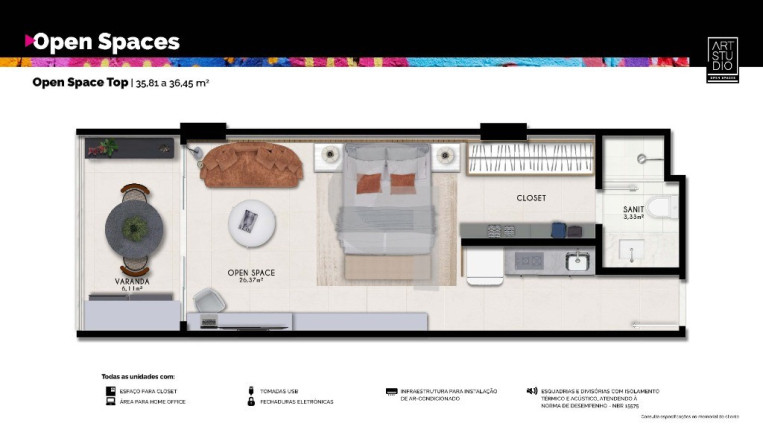 Imagem Apartamento com 1 Quarto à Venda, 30 m² em Armação - Salvador Imagem Apartamento com 1 Quarto à Venda, 30 m² em Armação - Salvador