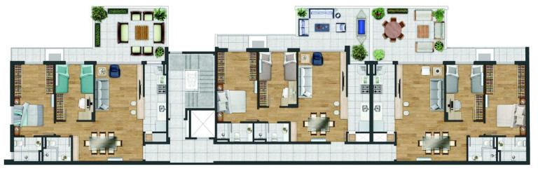 Imagem Apartamento com 2 Quartos à Venda, 74 m² em Bela Vista - Porto Alegre