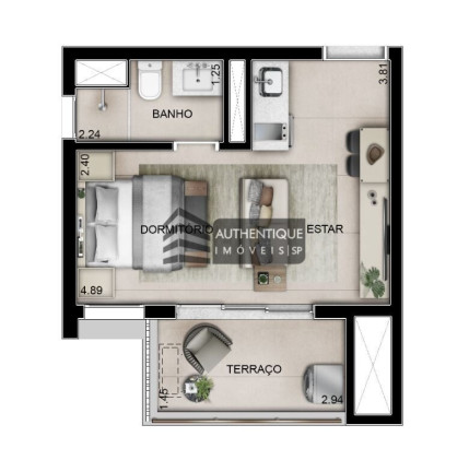 Imagem Imóvel com 1 Quarto à Venda, 26 m² em Vila Nova Conceição - São Paulo Imagem Imóvel com 1 Quarto à Venda, 26 m² em Vila Nova Conceição - São Paulo