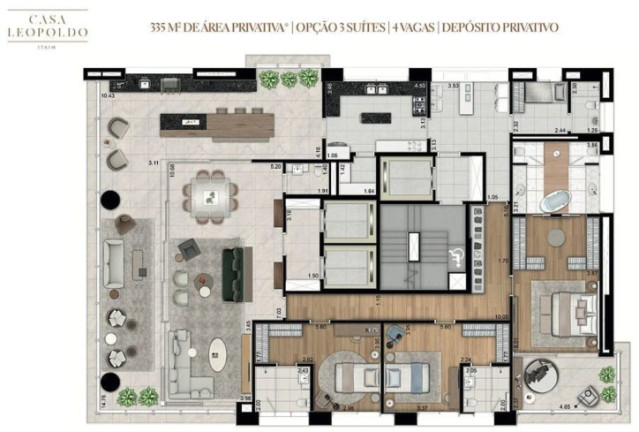 Imagem Apartamento com 4 Quartos à Venda, 335 m² em Itaim Bibi - São Paulo Imagem Apartamento com 4 Quartos à Venda, 335 m² em Itaim Bibi - São Paulo