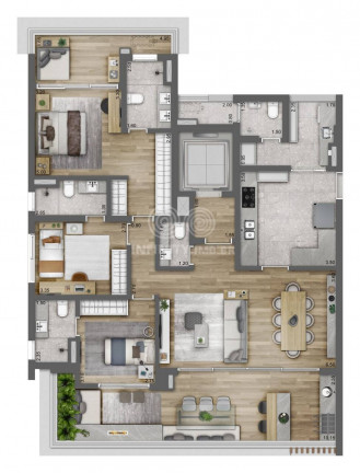 Imagem Apartamento com 3 Quartos à Venda, 154 m² em Campo Belo - São Paulo Imagem Apartamento com 3 Quartos à Venda, 154 m² em Campo Belo - São Paulo