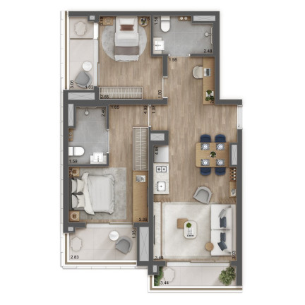 Imagem Imóvel com 1 Quarto à Venda, 28 m² em Jardim América - São Paulo