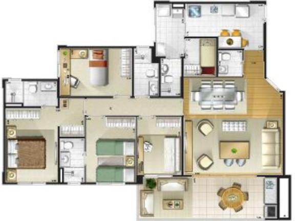 Imagem Imóvel com 3 Quartos à Venda, 172 m² em Jardim - São Caetano Do Sul Imagem Imóvel com 3 Quartos à Venda, 172 m² em Jardim - São Caetano Do Sul