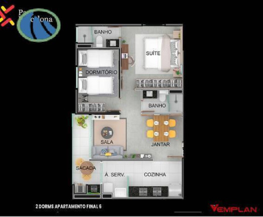 Imagem Apartamento com 1 Quarto à Venda, 38 m² em Vila São Luiz (centro) - Barueri Imagem Apartamento com 1 Quarto à Venda, 38 m² em Vila São Luiz (centro) - Barueri