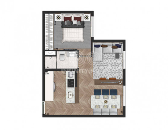 Imagem Apartamento com 2 Quartos à Venda, 35 m² em Cambuci - São Paulo Imagem Apartamento com 2 Quartos à Venda, 35 m² em Cambuci - São Paulo
