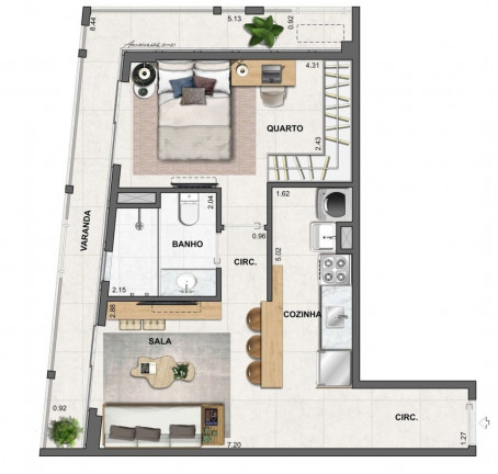 Imagem Imóvel com 1 Quarto à Venda, 41 m² em Botafogo - Rio De Janeiro