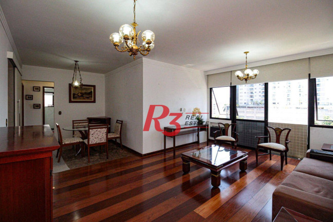 Apartamento com 3 Quartos para Alugar, 169 m² em Boqueirão - Santos