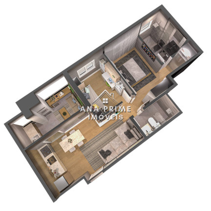 Imagem Apartamento com 2 Quartos à Venda, 55 m² em Jardim Oriente - São José Dos Campos