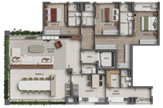 Imagem Cobertura com 3 Quartos à Venda, 392 m² em Moema - São Paulo