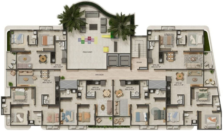 Imagem Cobertura com 3 Quartos à Venda, 93 m² em Bessa - João Pessoa Imagem Cobertura com 3 Quartos à Venda, 93 m² em Bessa - João Pessoa
