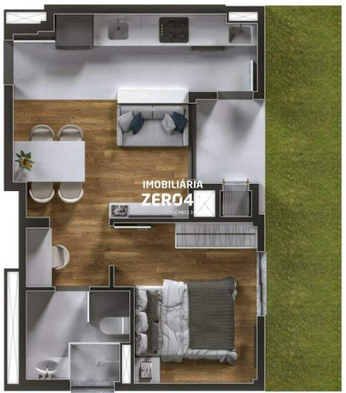 Imagem Apartamento com 1 Quarto à Venda, 42 m² em Conjunto Habitacional Alexandre Urbanas - Londrina Imagem Apartamento com 1 Quarto à Venda, 42 m² em Conjunto Habitacional Alexandre Urbanas - Londrina