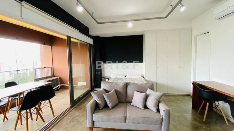 Imagem Apartamento com 1 Quarto para Alugar, 40 m² em Brooklin Paulista - São Paulo Imagem Apartamento com 1 Quarto para Alugar, 40 m² em Brooklin Paulista - São Paulo