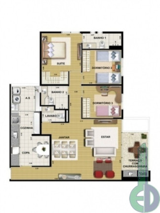 Imagem Imóvel com 3 Quartos à Venda, 100 m² em Santa Maria - São Caetano Do Sul Imagem Imóvel com 3 Quartos à Venda, 100 m² em Santa Maria - São Caetano Do Sul