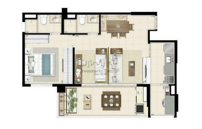 Imagem Apartamento com 2 Quartos à Venda, 67 m² em Tatuapé - São Paulo Imagem Apartamento com 2 Quartos à Venda, 67 m² em Tatuapé - São Paulo