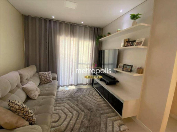 Apartamento com 2 Quartos à Venda, 63 m² em Campestre - Santo André