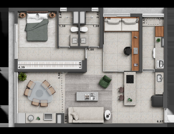 Imagem Imóvel com 1 Quarto à Venda, 27 m² em Pinheiros - São Paulo