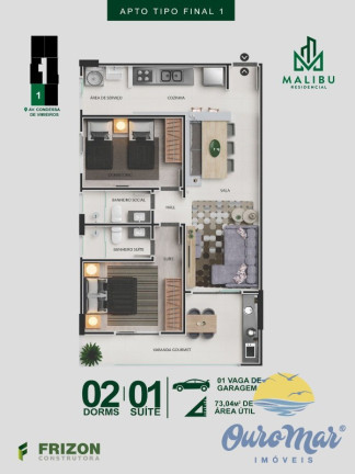 Imagem Apartamento com 2 Quartos para Alugar ou Temporada, 73 m² em Centro - Itanhaém Imagem Apartamento com 2 Quartos para Alugar ou Temporada, 73 m² em Centro - Itanhaém