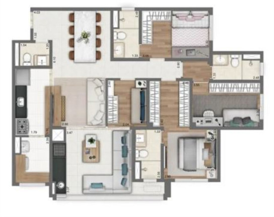 Imagem Apartamento com 3 Quartos à Venda, 110 m² em Panamby - São Paulo Imagem Apartamento com 3 Quartos à Venda, 110 m² em Panamby - São Paulo