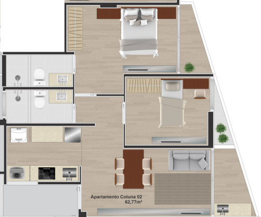 Imagem Apartamento com 3 Quartos à Venda, 76 m² em Intermares - Cabedelo Imagem Apartamento com 3 Quartos à Venda, 76 m² em Intermares - Cabedelo