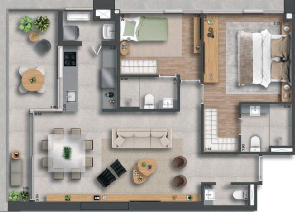 Imagem Apartamento com 3 Quartos à Venda, 134 m² em Itaim Bibi - São Paulo