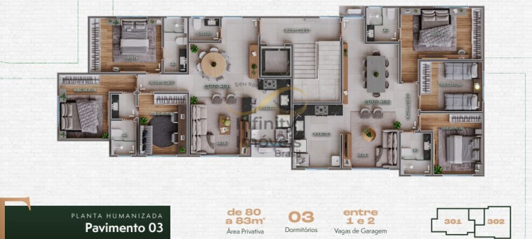 Imagem Apartamento com 3 Quartos à Venda, 40 m² em Minas Brasil - Belo Horizonte