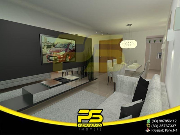 Imagem Apartamento com 3 Quartos à Venda, 95 m² em Cabo Branco - João Pessoa Imagem Apartamento com 3 Quartos à Venda, 95 m² em Cabo Branco - João Pessoa