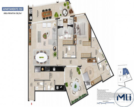 Imagem Imóvel com 3 Quartos à Venda, 106 m² em Lagoa - Rio De Janeiro Imagem Imóvel com 3 Quartos à Venda, 106 m² em Lagoa - Rio De Janeiro