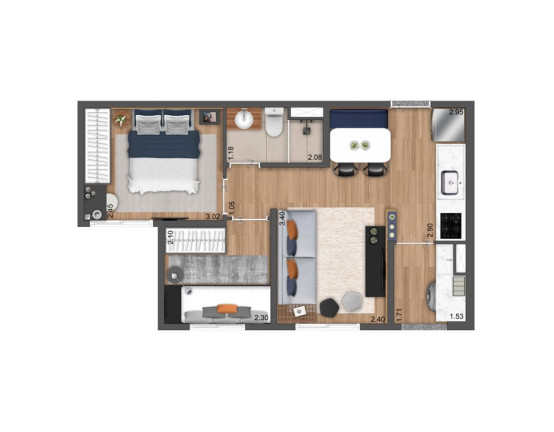 Imagem Apartamento com 2 Quartos à Venda, 60 m² em Freguesia Do ó - São Paulo Imagem Apartamento com 2 Quartos à Venda, 60 m² em Freguesia Do ó - São Paulo
