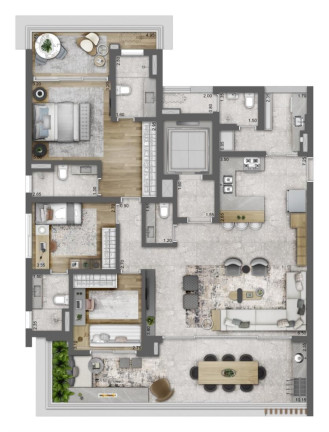 Imagem Apartamento com 3 Quartos à Venda, 154 m² em Campo Belo - São Paulo