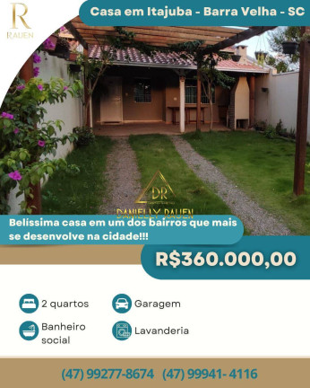 Casa com 2 Quartos à Venda, 150 m² em Itajuba - Barra Velha
