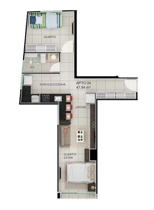 Imagem Apartamento com 2 Quartos à Venda, 64 m² em Jardim Oceania - João Pessoa Imagem Apartamento com 2 Quartos à Venda, 64 m² em Jardim Oceania - João Pessoa