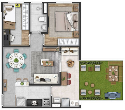 Imagem Apartamento com 1 Quarto à Venda, 42 m² em São Paulo Imagem Apartamento com 1 Quarto à Venda, 42 m² em São Paulo