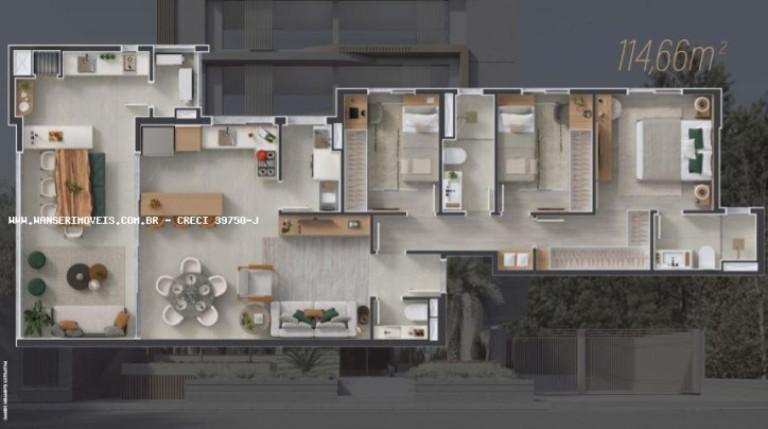 Imagem Apartamento com 3 Quartos à Venda,  em Vila Ema - São José Dos Campos
