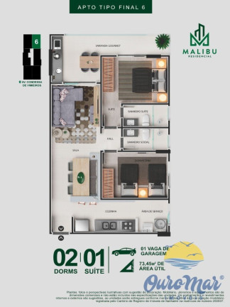 Imagem Apartamento com 2 Quartos para Alugar ou Temporada, 73 m² em Centro - Itanhaém Imagem Apartamento com 2 Quartos para Alugar ou Temporada, 73 m² em Centro - Itanhaém