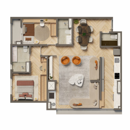 Imagem Apartamento com 2 Quartos à Venda, 62 m² em Aclimação - São Paulo Imagem Apartamento com 2 Quartos à Venda, 62 m² em Aclimação - São Paulo