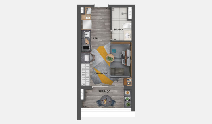 Imagem Apartamento com 2 Quartos à Venda, 66 m² em Santo Amaro - São Paulo Imagem Apartamento com 2 Quartos à Venda, 66 m² em Santo Amaro - São Paulo