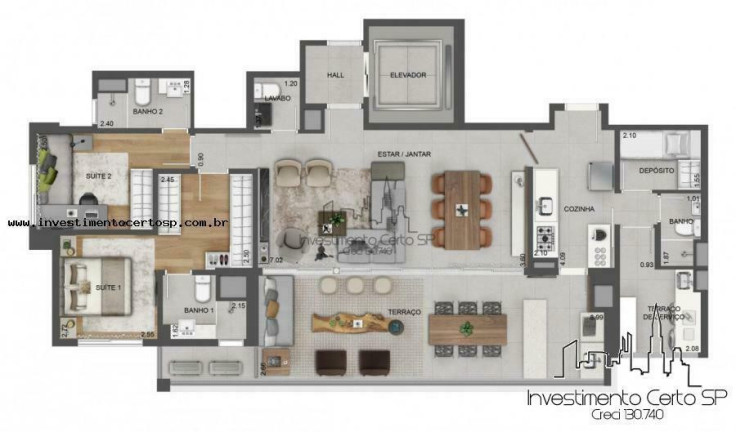 Imagem Apartamento com 3 Quartos à Venda, 124 m² em Tatuapé - São Paulo Imagem Apartamento com 3 Quartos à Venda, 124 m² em Tatuapé - São Paulo