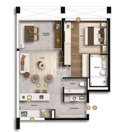 Imagem Apartamento com 1 Quarto à Venda, 57 m² em Ibirapuera - São Paulo Imagem Apartamento com 1 Quarto à Venda, 57 m² em Ibirapuera - São Paulo