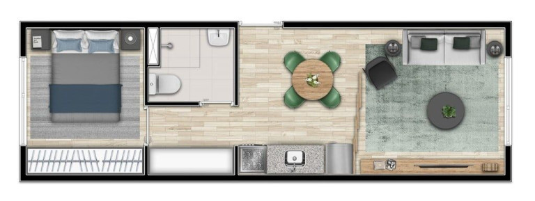 Imagem Apartamento com 2 Quartos à Venda, 40 m² em Bela Vista - São Paulo Imagem Apartamento com 2 Quartos à Venda, 40 m² em Bela Vista - São Paulo