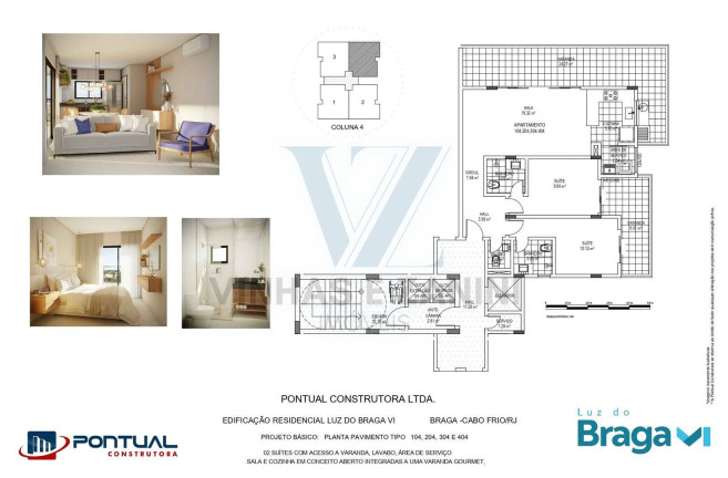 Imagem Apartamento com 2 Quartos à Venda, 103 m² em Braga - Cabo Frio Imagem Apartamento com 2 Quartos à Venda, 103 m² em Braga - Cabo Frio