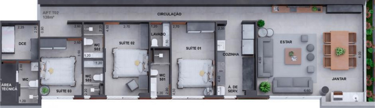 Imagem Apartamento com 2 Quartos à Venda, 168 m² em Cabo Branco - João Pessoa Imagem Apartamento com 2 Quartos à Venda, 168 m² em Cabo Branco - João Pessoa