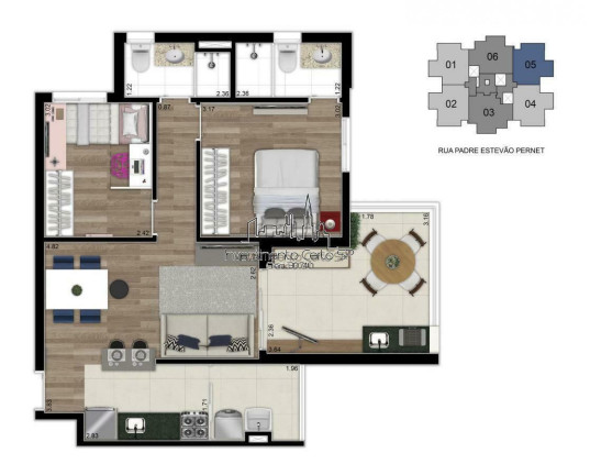 Imagem Apartamento com 2 Quartos à Venda, 65 m² em Vila Gomes Cardim - São Paulo