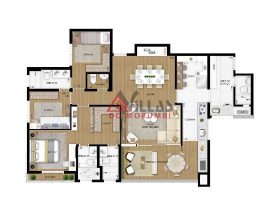 Imagem Apartamento com 4 Quartos à Venda, 128 m² em Vila Andrade - São Paulo Imagem Apartamento com 4 Quartos à Venda, 128 m² em Vila Andrade - São Paulo