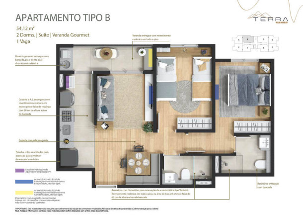 Imagem Apartamento com 2 Quartos à Venda, 54 m² em Residencial Das Ilhas - Bragança Paulista Imagem Apartamento com 2 Quartos à Venda, 54 m² em Residencial Das Ilhas - Bragança Paulista