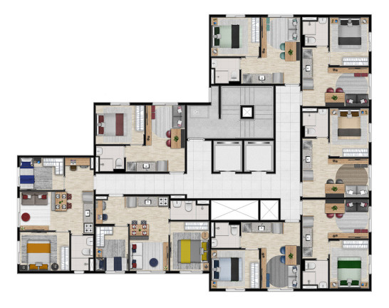 Imagem Cobertura com 1 Quarto à Venda, 50 m² em Vila Buarque - São Paulo